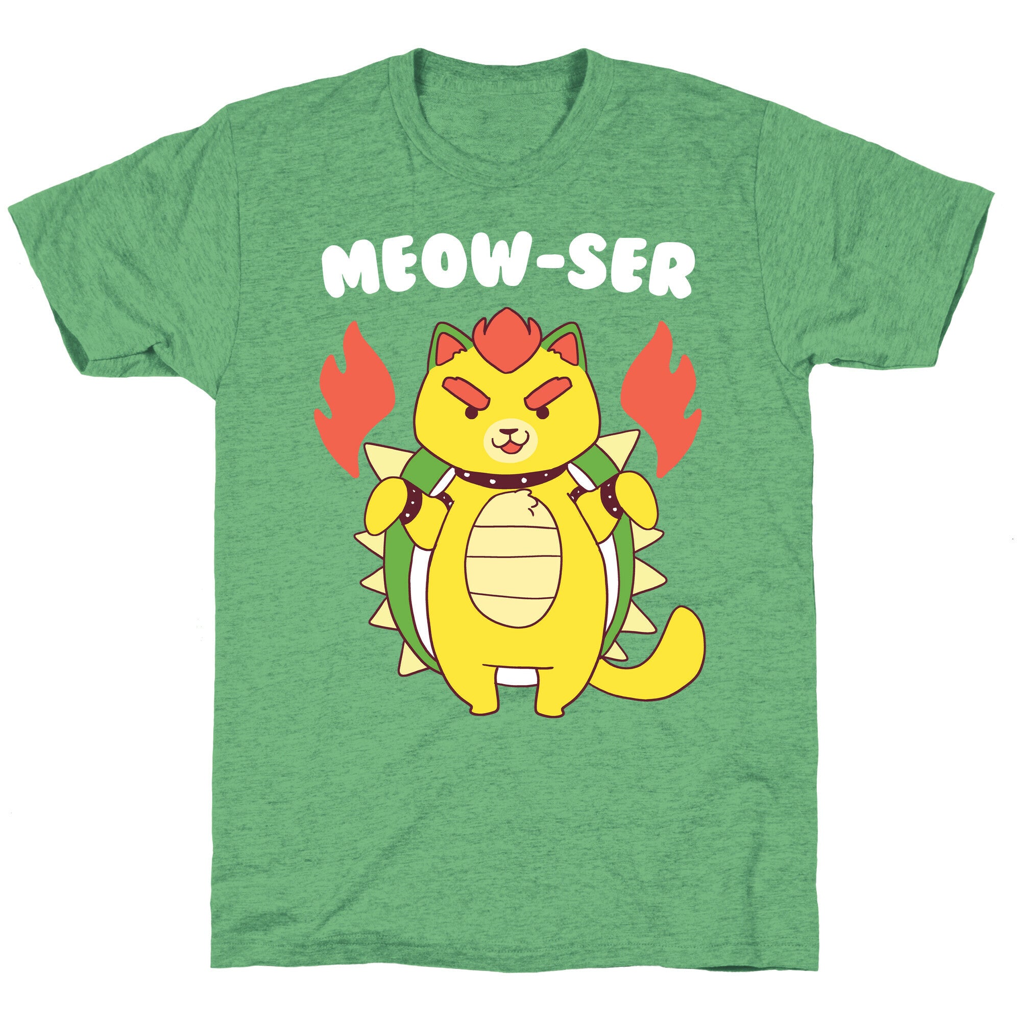 Meow-ser Bowser Unisex Triblend Tee